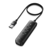 Bộ chia USB 3.0 4 Cổng Ugreen 80657 (Dây dài 1m, Black) chính hãng cao cấp